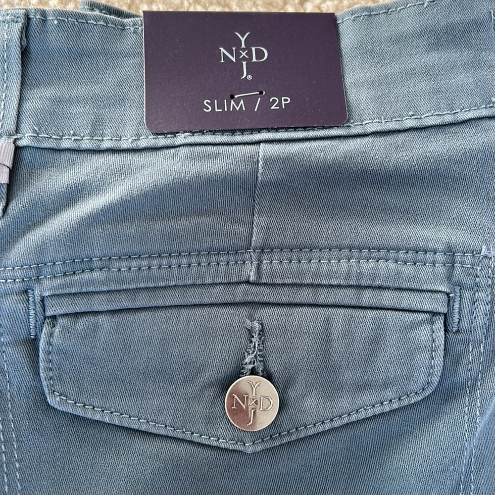 NWT NYDJ Samantha Utility Pants 2P - Picture 7 of 16
